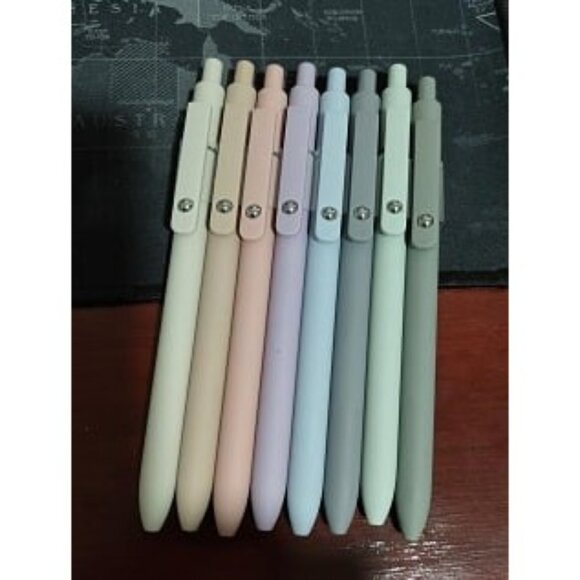 New School Supplies Aesthetic Gel Pens, 0.5mm Fine Point Black Cute Pens - Picture 2 of 3